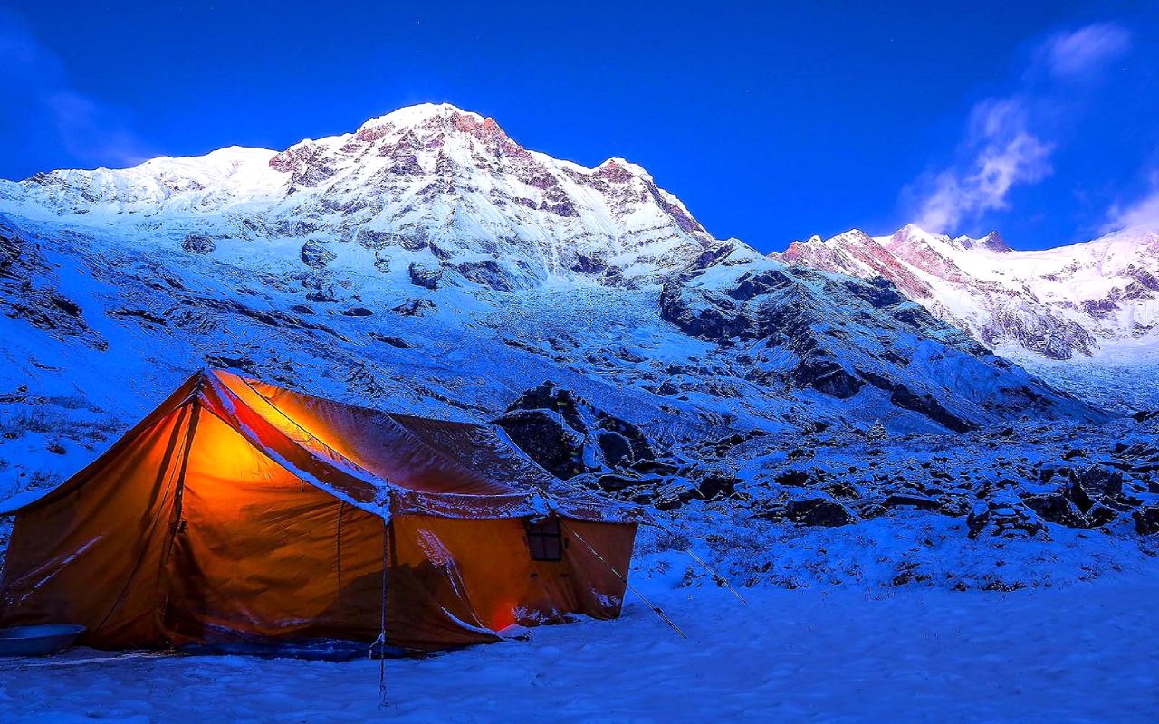 View from Annapurna Base Camp Trek