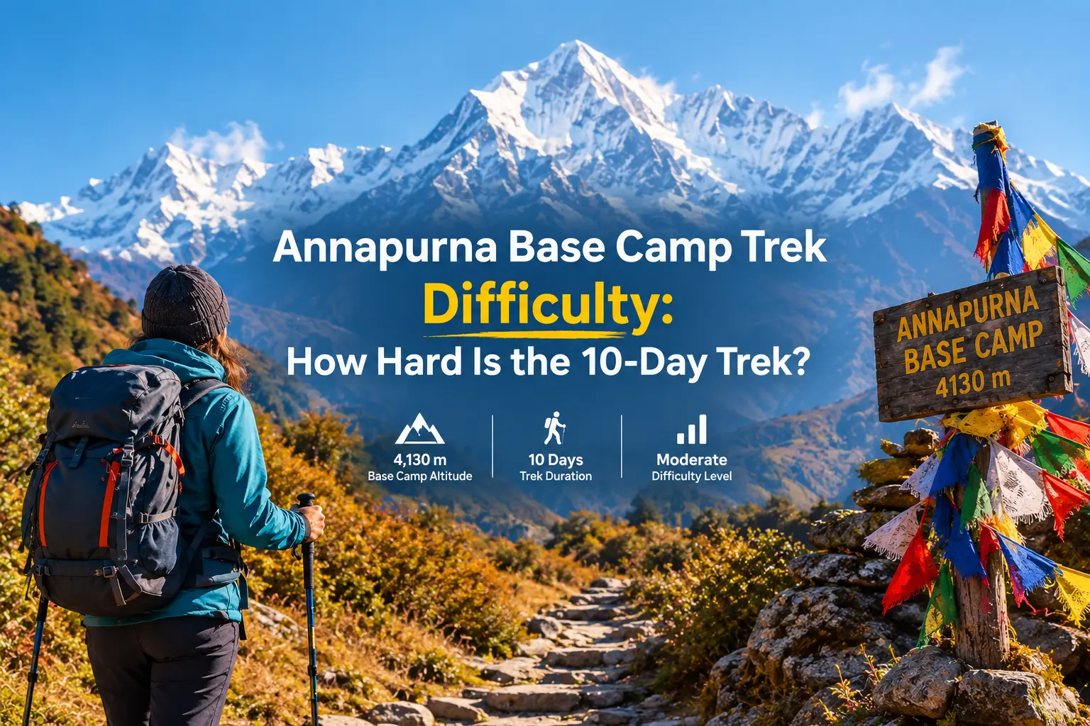 Annapurna Base Camp Trek Difficulty: How Hard Is the 10-Day Trek?